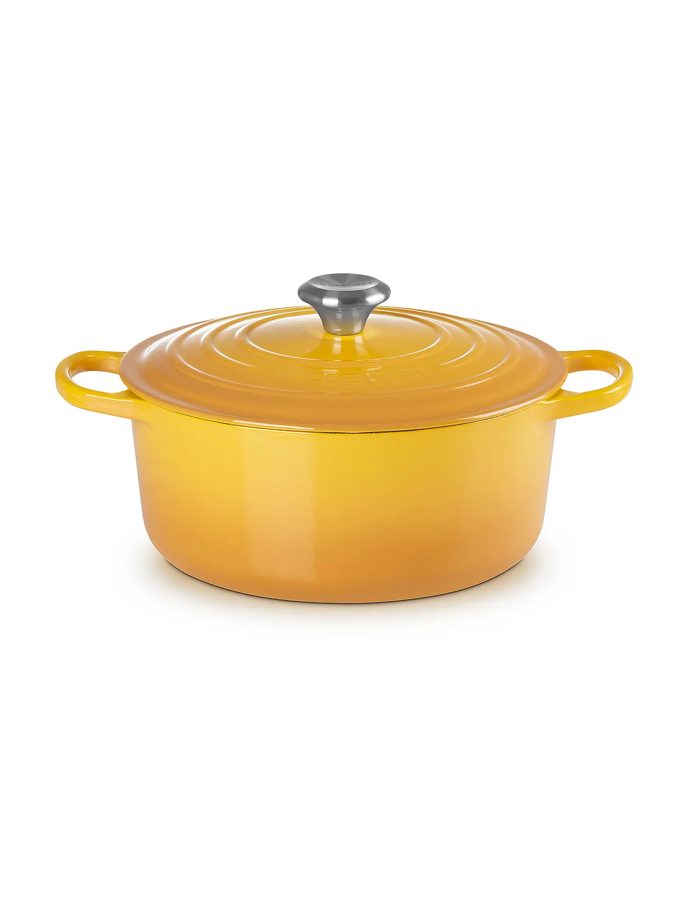 LE CREUSET | Bräter rund SIGNATURE 26cm Azure | gelb